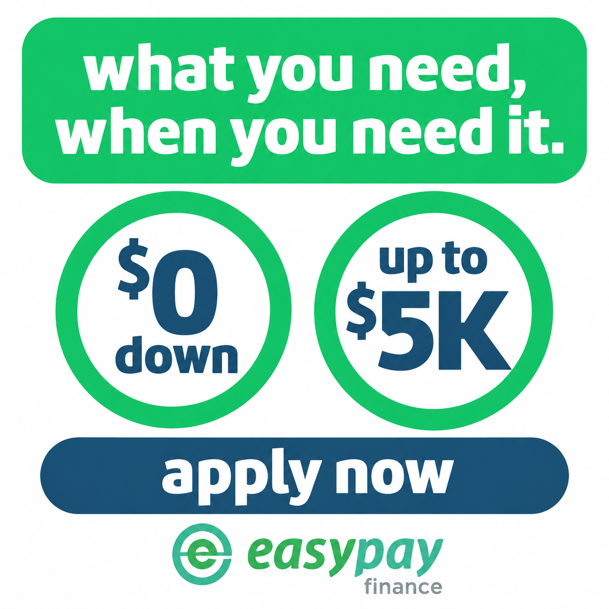 EasyPay Finance — explore financing and apply